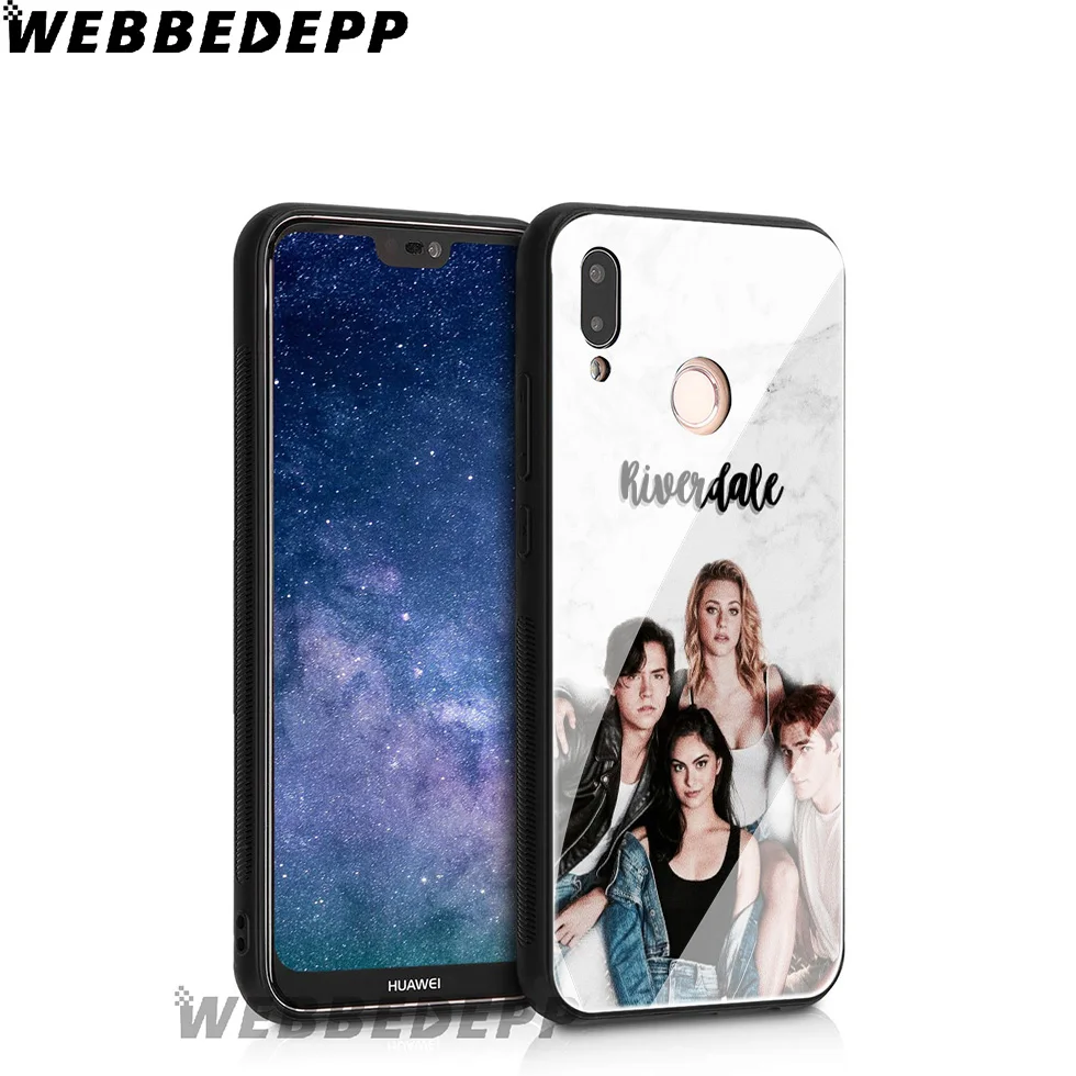 WEBBEDEPP Riverdale Tv Show Tempered Glass Case for Huawei Mate 20 P20 P10 P Smart 2019 2018 &amp Honor 10 9 8X 7A Lite Pro |