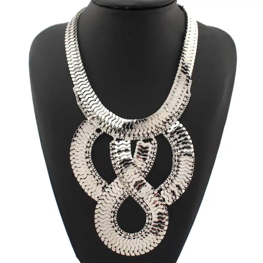 MANILAI модная короткая цепь для вставки страз Макси ожерелье женщин этнический