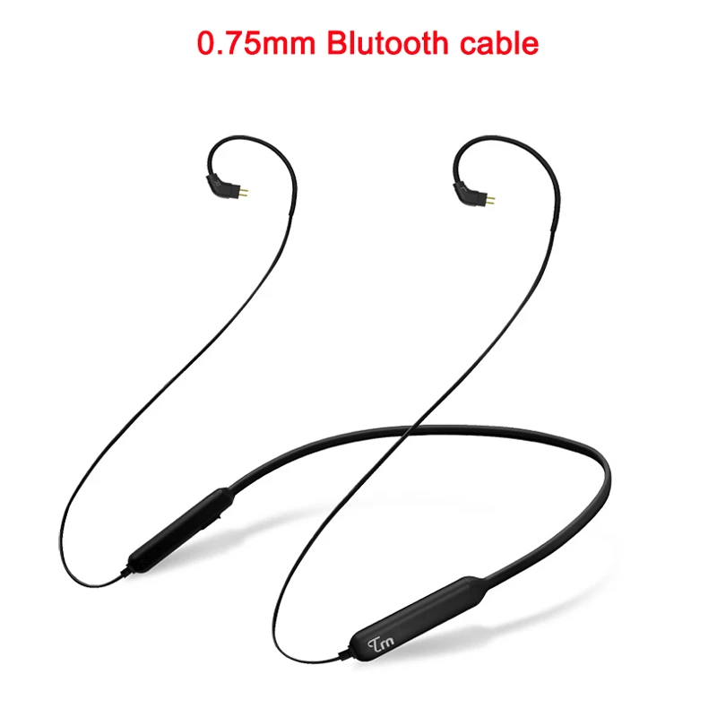 MMCX кабель беспроводной Bluetooth 4 1 HIFI наушники провода для Shure SE215 SE535 SE846 0 75 мм 2 pin ZS5 ZS6