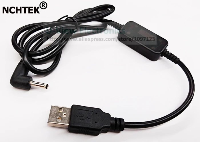 NCHTEK 90 градусов угловой DC 3 5x1 35 мм штекер к USB 2 0 A Мужской Разъем питания Кабель