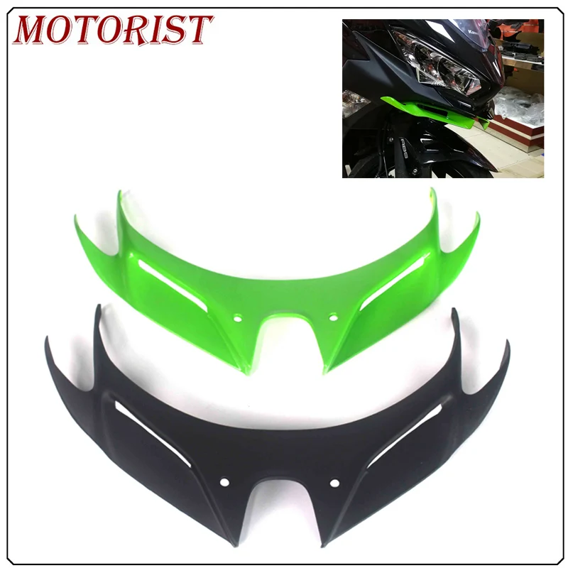 

Передняя обтекатель для мотоцикла KAWASAKI Ninja 250 Ninja 400 2018-2019, аэродинамические крылья из АБС-пластика, защитные накладки