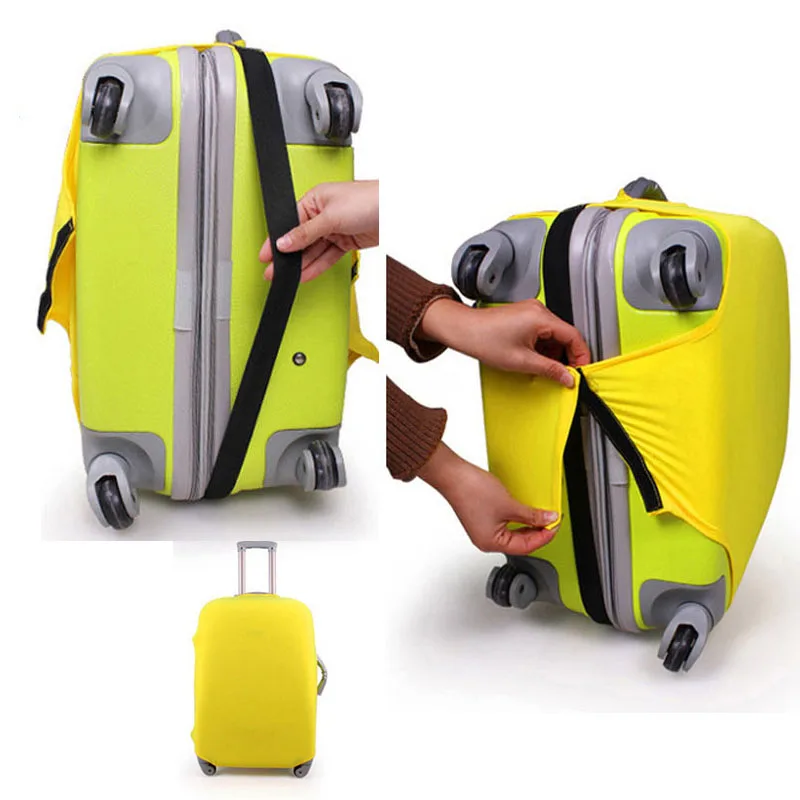 Чехол для чемодана Модный чехол защитный чемоданов на колесиках пылезащитный
