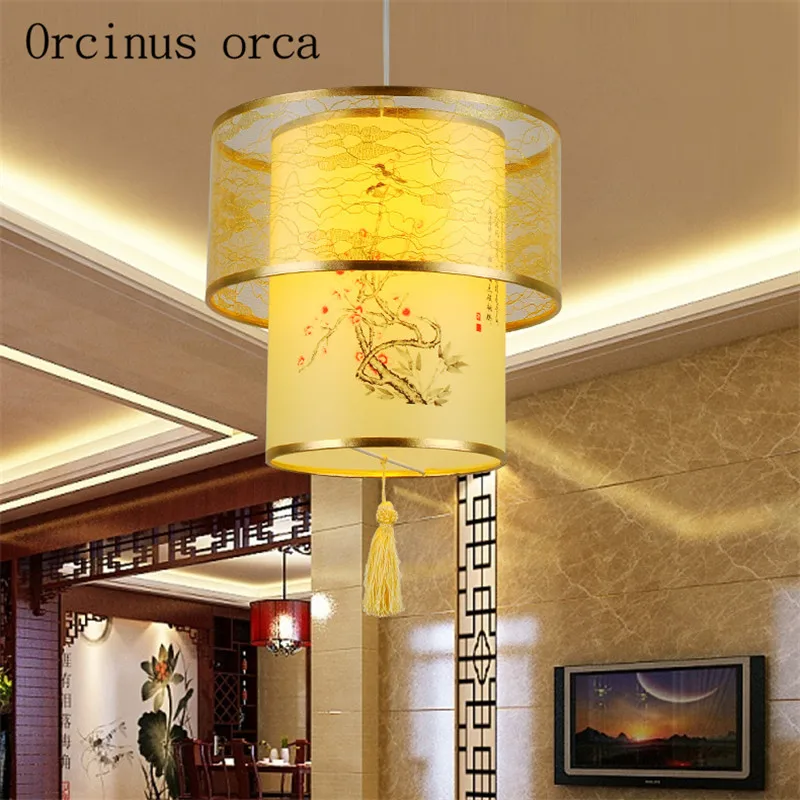 

Китайский классический маленький подвесной светильник из овчины, античный декоративный фонарь, светильник для ресторана, коридора, чайног...