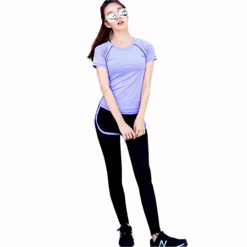 Женские комплекты для йоги из двух предметов спортивная одежда спортивный