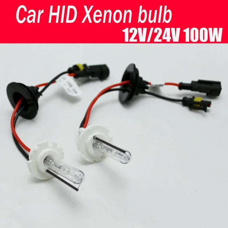 1 пара автомобильные ксеноновые лампы Hid 12 В/24 В 100 Вт H1 H7 H3 H11 9005 9006 D2h | Автомобили и
