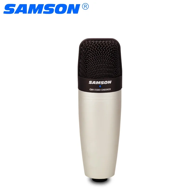 Конденсаторный микрофон SAMSON C01 для записи вокала, акустических инструментов и для использования в качестве и надземного барабана