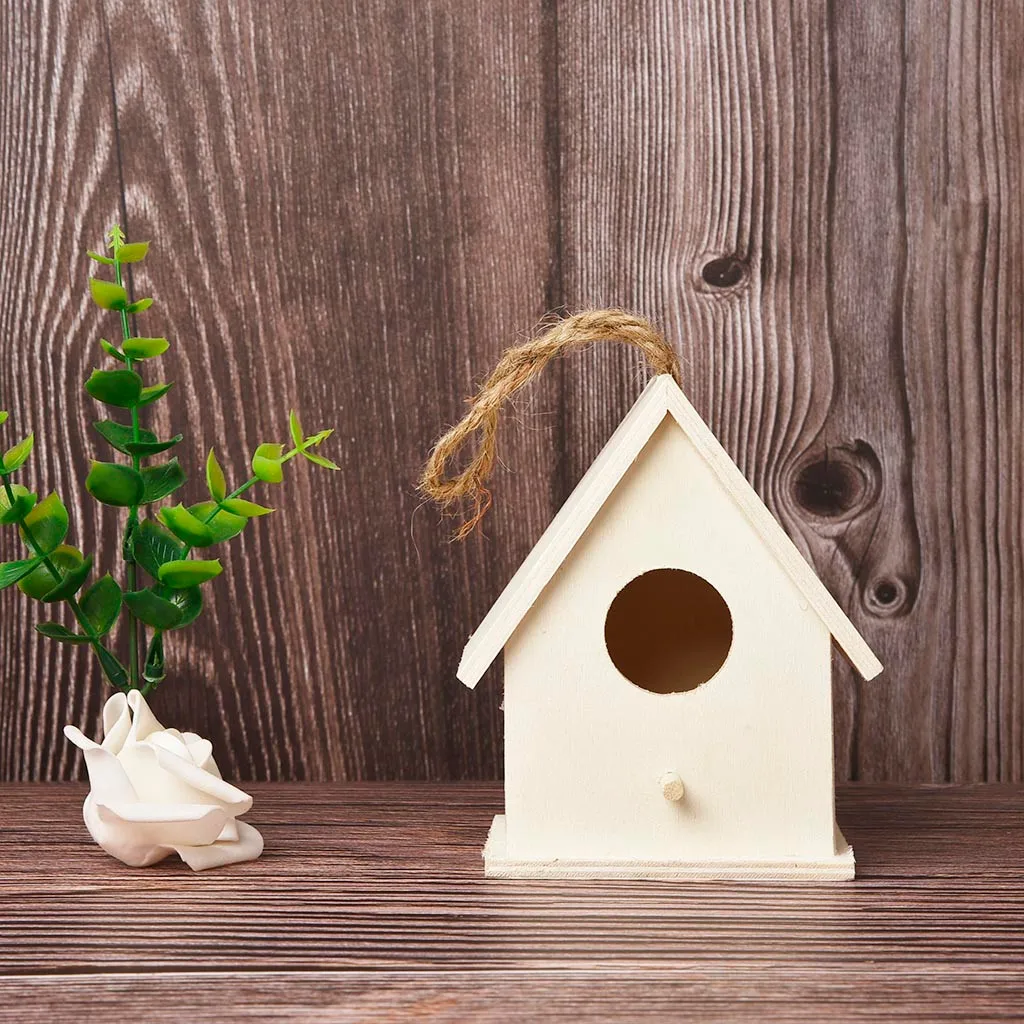 2018 DIY Nest Dox House Bird Box Wooden Hot sale#10 | Дом и сад