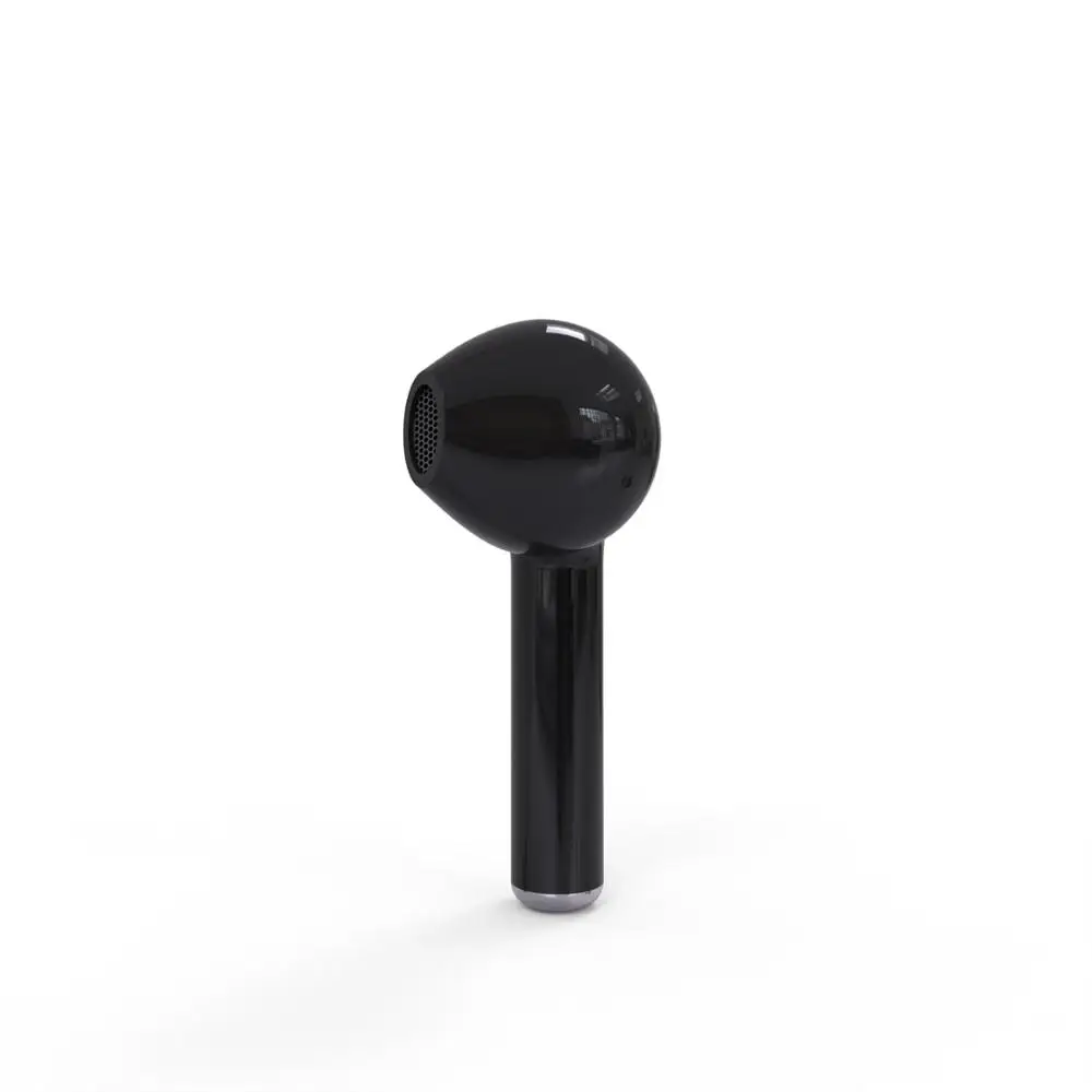 I7 TWS беспроводные Bluetooth наушники, стерео наушники с mi c для samsung S6 S7 S8 S9 S10 A50 для Xiaomi mi 9 8, красные мобильные телефоны mi - Цвет: Черный