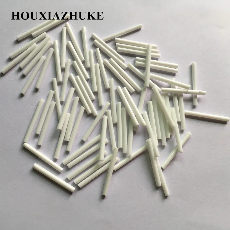 opaque white 25 мм длинные стеклянные трубки бусины для diy украшения одежды 1500 шт в партии - Цвет: opaque white