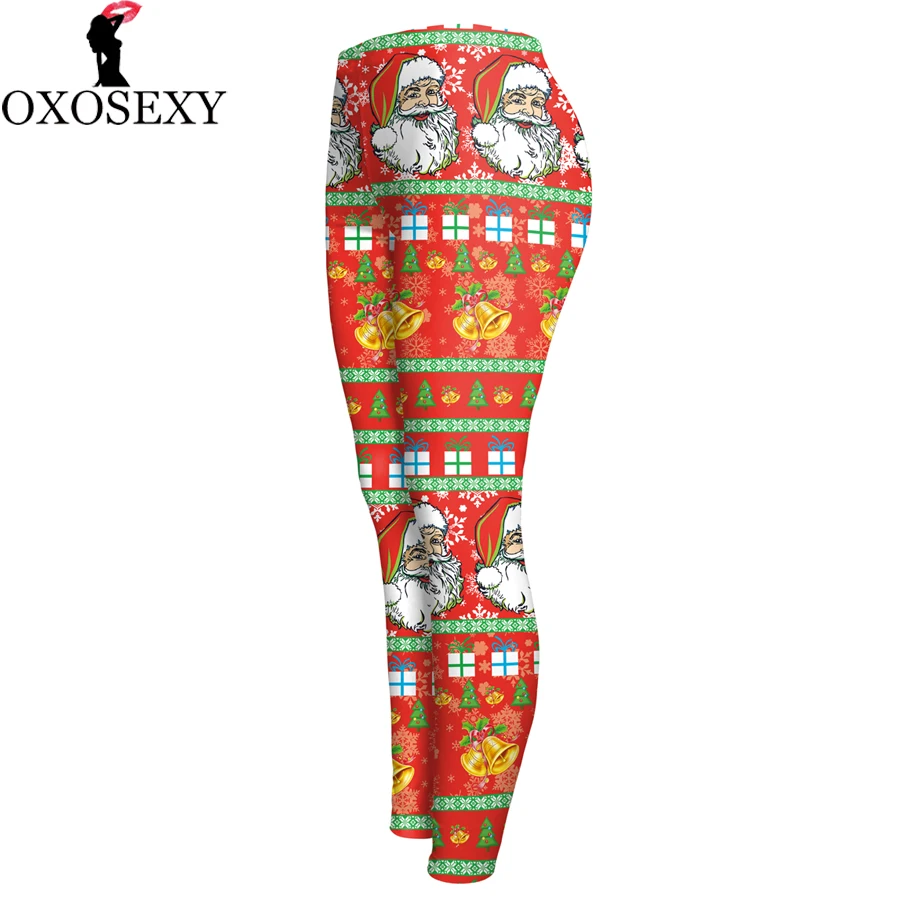 

New 5 colors christmas women leggins fitness leggings Women Leggings women pants elastic Sexy Legging women cosplay leggings 110