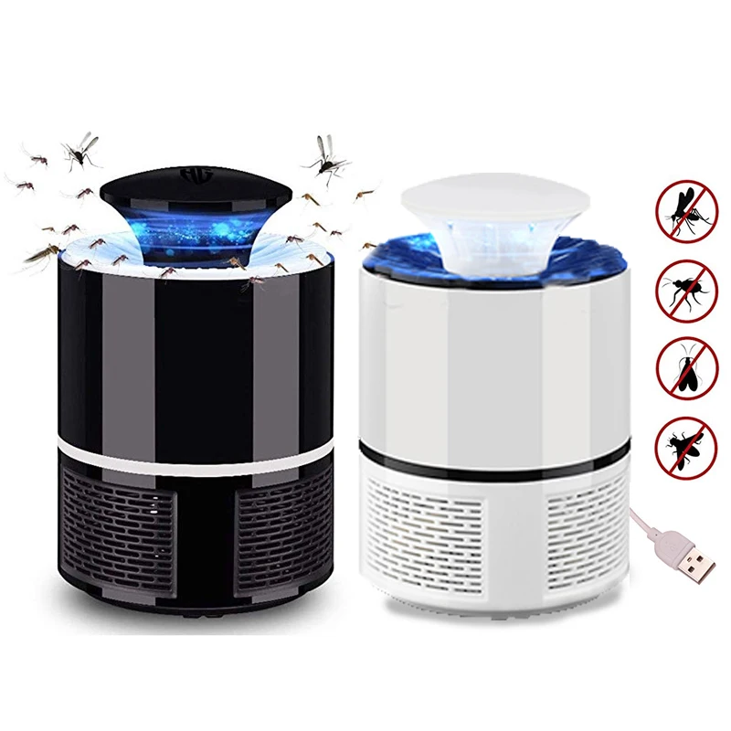 Электрическая USB лампа для уничтожения комаров насекомых ловушка от летающая