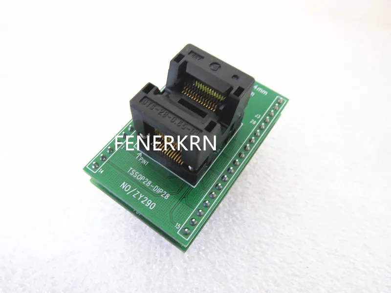 Opentop TSSOP28 ZY290A IC тестовый адаптер гнезда сиденья скамья в наличии БЕСПЛАТНАЯ