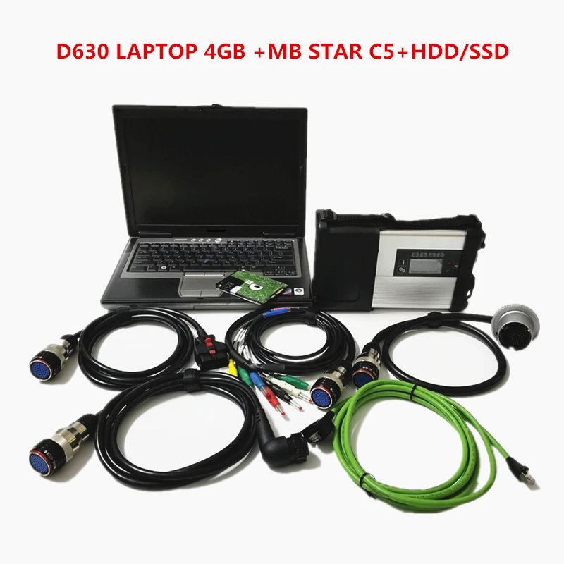 Для ноутбука dell D630 4 Гб с MB STAR C5 sd connect c5 программным обеспечением V12.2019 HDD/ SSD для