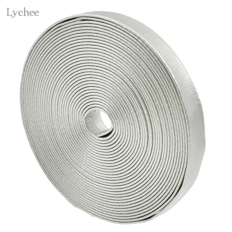 Lychee Life 5 м сплошной цвет из искусственной кожи ленты DIY ручной работы чокер ожерелье материал Одежда швейные изделия Аксессуары