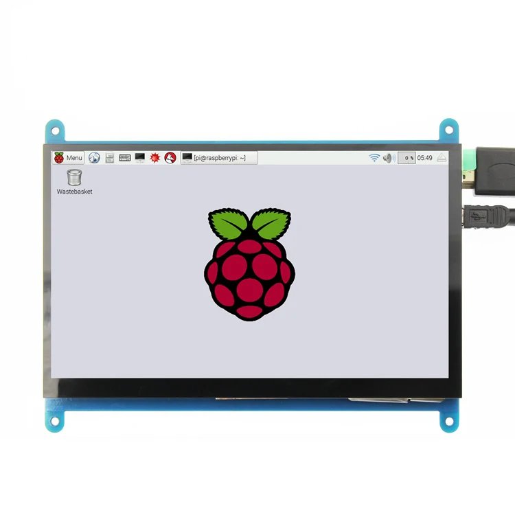 

For Raspberry pi 7inch HDMI LCD Capacitive 5 Point Touch Screen Display 1024*600 High Resolution For Raspberry pi/ Banana Pi Pro