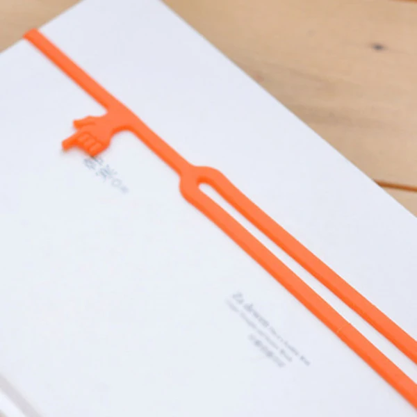 10 шт./партия мода каваи Силиконовые Красочные палец указывая закладки Книга