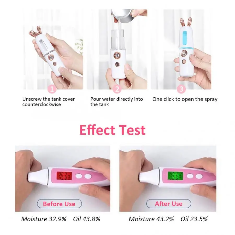 2 вида цветов 30 мл нано распыляющий распылитель для лица увлажняющий спрей кожи