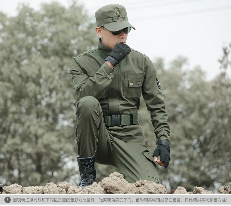 Тактическая Военная форма с длинными рукавами, камуфляжный костюм, Мужская спецназ, рабочая куртка+ штаны, тренировочный костюм для полевого боя