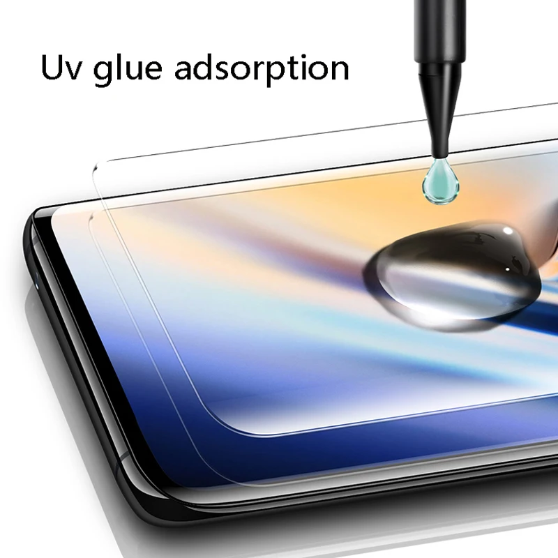 5D УФ полное закаленное стекло для OnePlus 7 Pro защита экрана изогнутое OnePlus7 Полное