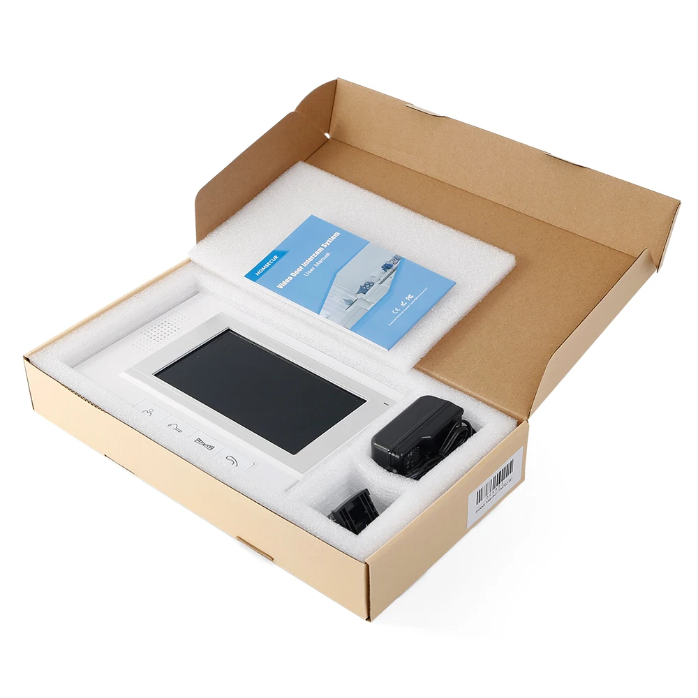 HOMSECUR TM702 W 7 дюймовый внутренний монитор 800 × 480 для HDW проводной