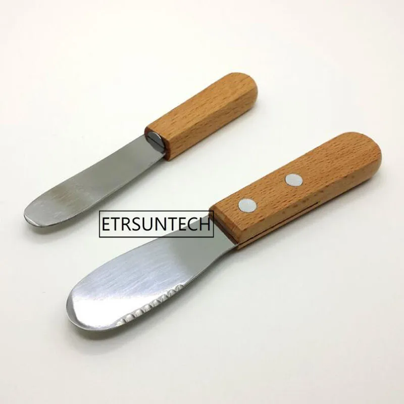 Нож для сыра шпатель из нержавеющей стали нож масла с деревянной ручкой скребок