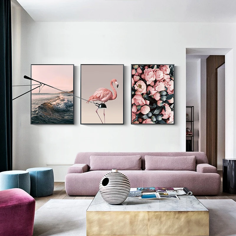 

Modern Landscape Decoration Painting The Sea Simple Fashion Figure Living Room Background Wall Hanging Painting Wall Painting