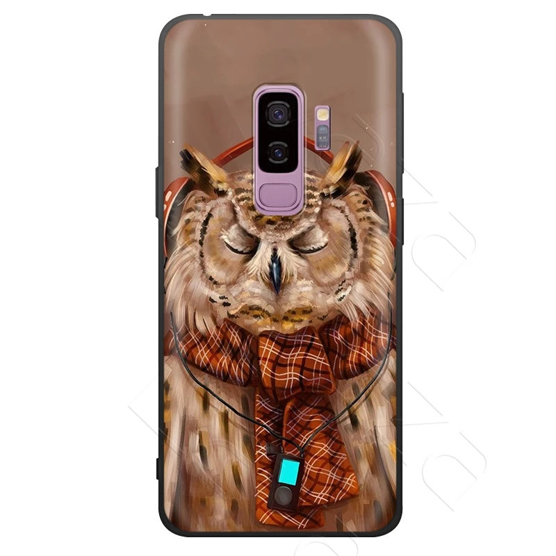 Lavaza животного Сова чехол для Samsung Галактики S6 S7 край J6 S8 S9 S10 плюс A3 A5 A6 A7 A8 A9 Note 8 9 |