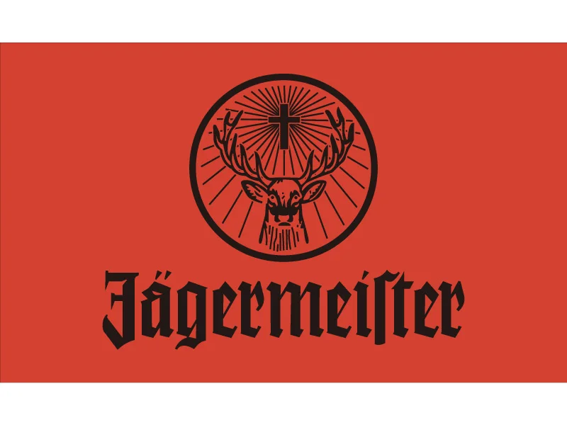 3x5 футов Летающий 90*150 см 40*60 160*240 jagermeister Jagermeister Гигантский Большой черный флаг 100%