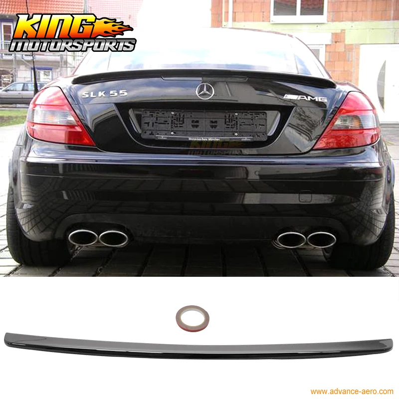 Для 2005-2010 Mercedes Benz SLK Class R171 AMG стиль багажника ABS спойлер краска черный#040