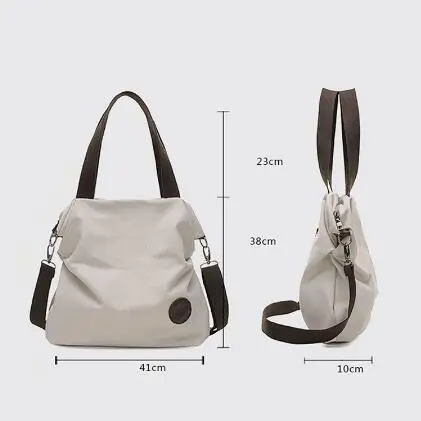 IPCCM большой карман повседневное для женщин сумка через плечо сумки Холст Кожа