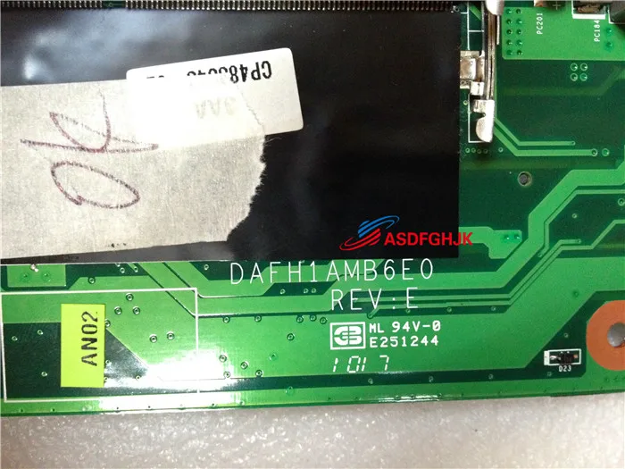 Материнская плата для ноутбука FUJITSU LH530 DAFH1AMB6E0 полностью протестирована |