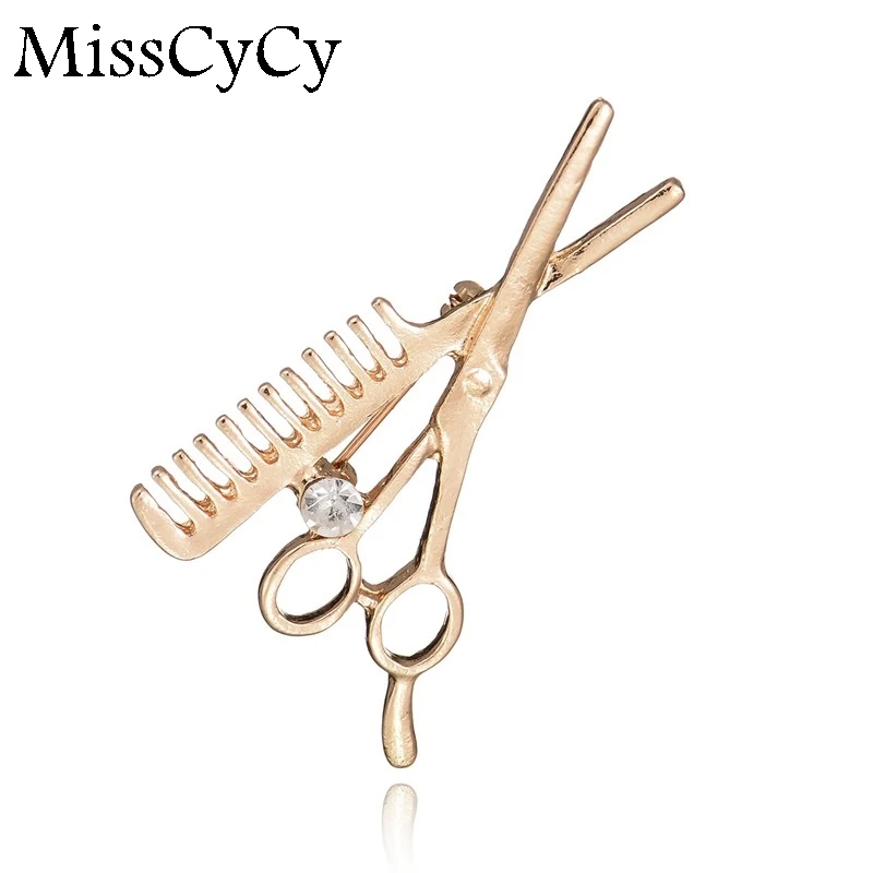 MissCyCy 2016 новая модная заколка для воротника костюма украшения стразы сплав