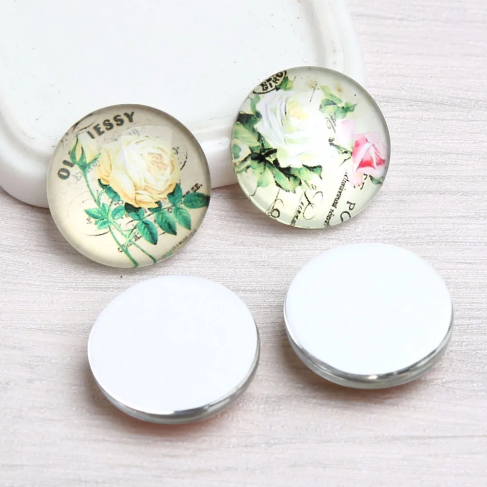 Стеклянный кабошон с плоской задней стороной 20/10/12/14/18/25 мм|jewelry findings|photo glass