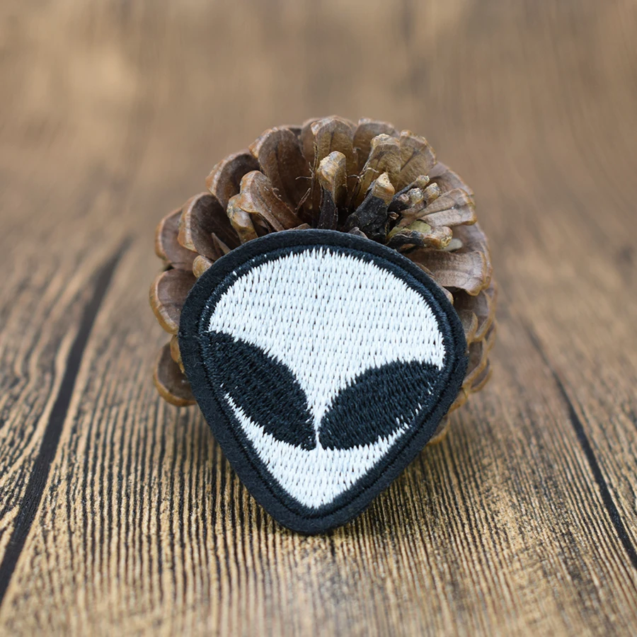 10 шт. чужеродные нашивки панк значки на одежду железная вышитая нашивка