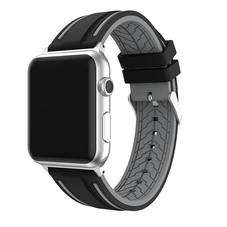 Спортивная модель для Apple Watch Series 3/2/1 38/42 мм сменный Браслет ремешок часов