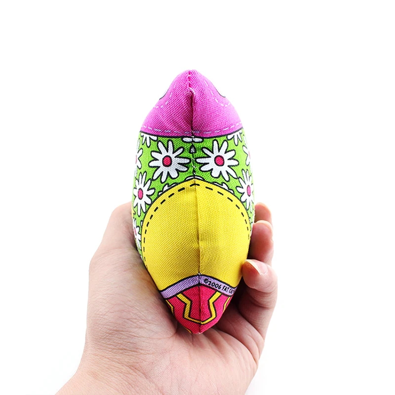 America Brand Safe and nontoxic Pet toys shoe squeeze toy sound dog strong canvas bite resistant Toys For Dogs 14cm*6cm*11cm | Дом и сад