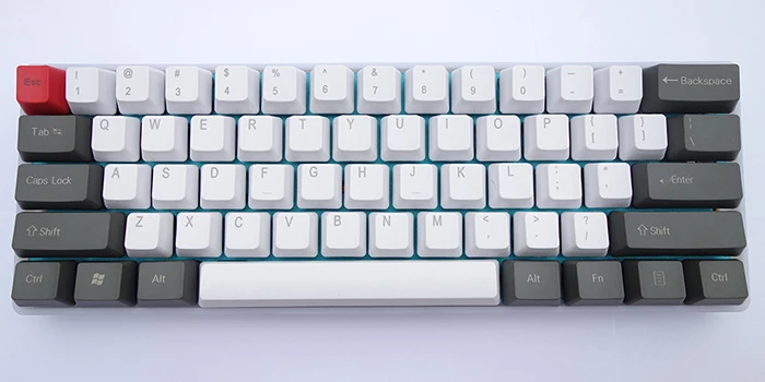 GH60 механическая клавиатура полностью в сборе со светодиодной подсветкой и RGB под растущим перепрограммируемым по прошивке QMK - Цвет: Color2