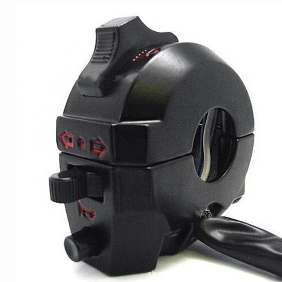 2016 High Quality 1pc Universal Handlebar Left ATV Motorcycle Control High/Low Beam light Turn Signal Horn Switch 7/8&quot |