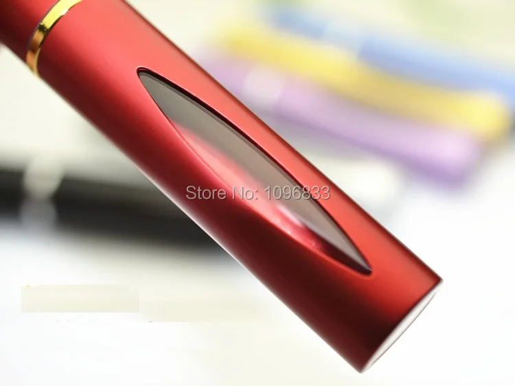 10 мл рулон на бутылке алюминиевая бутылка для парфюма с видимым окном стальной