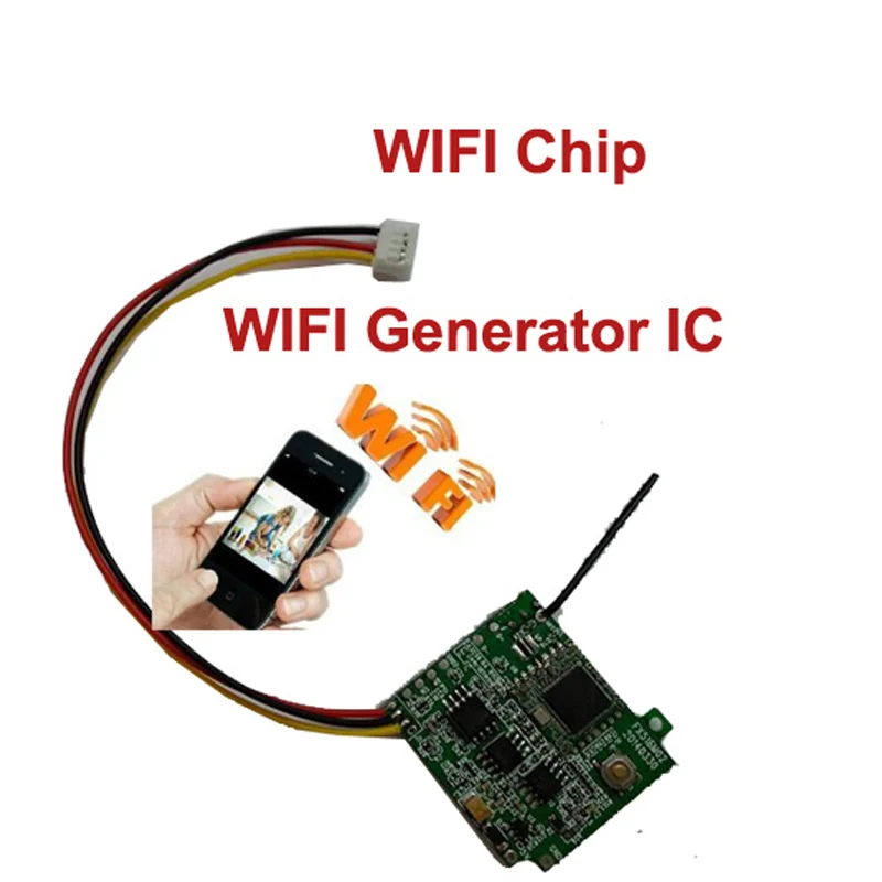 Мини Размер wifi чип беспроводной передатчик батут DIY беспроводная - Цена: 2 813,98 руб.