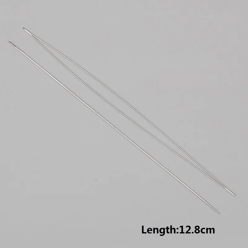 12.8cm Инструмент для использования Нитевдеватель для пожилых людей, направляющая игла, легкая нить для шитья, аксессуары для вязания, 5 шт., сделай сам, ручная работа, булавки, инструменты для изготовления бусин - Цвет: 12.8cm