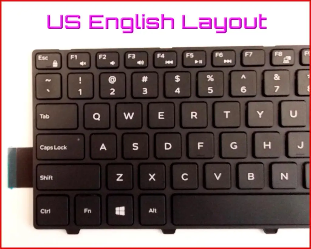 Новая английская версия для США клавиатура ноутбука Dell Latitude 3450 V147125AS1 SN8233 050X15 без
