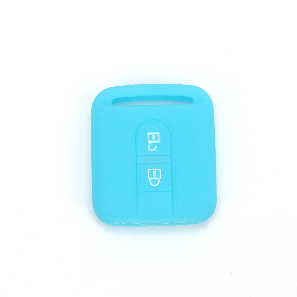 2 кнопки дистанционного ключа автомобиля чехол Fob Силиконовый для Qashqai Micra Navara Almera