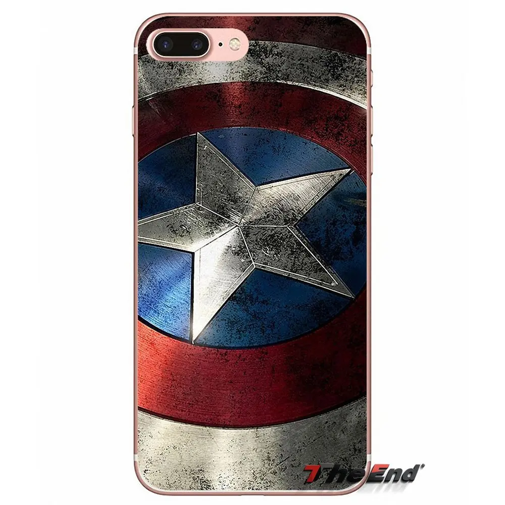 Super Hero Captain America Shield Phone Case For Samsung Galaxy J1 J2 J3 J5 J7 A3 A5 A7 2015 2016 2017 J530 J730 Fundas Coque | Мобильные