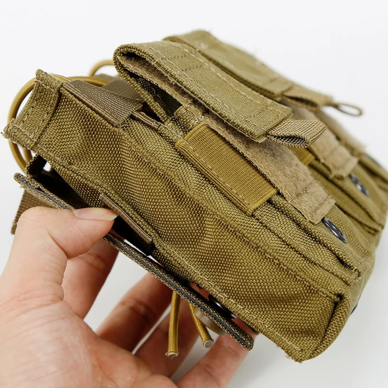 1000D нейлон тактический MOLLE тройной Открытый верх подсумок быстро AK AR M4 FAMAS Mag подсумок Военная Пейнтбольная техника