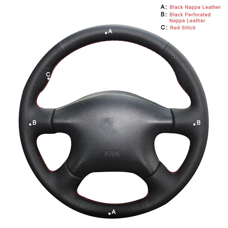 Top Layer Leather Автомобильная Оплетка на руль для Nissan Almera N16 Pathfinder Primera Paladin X-Trail Renault samsung SM3 Old XTrail - Название цвета: Top Layer Leather