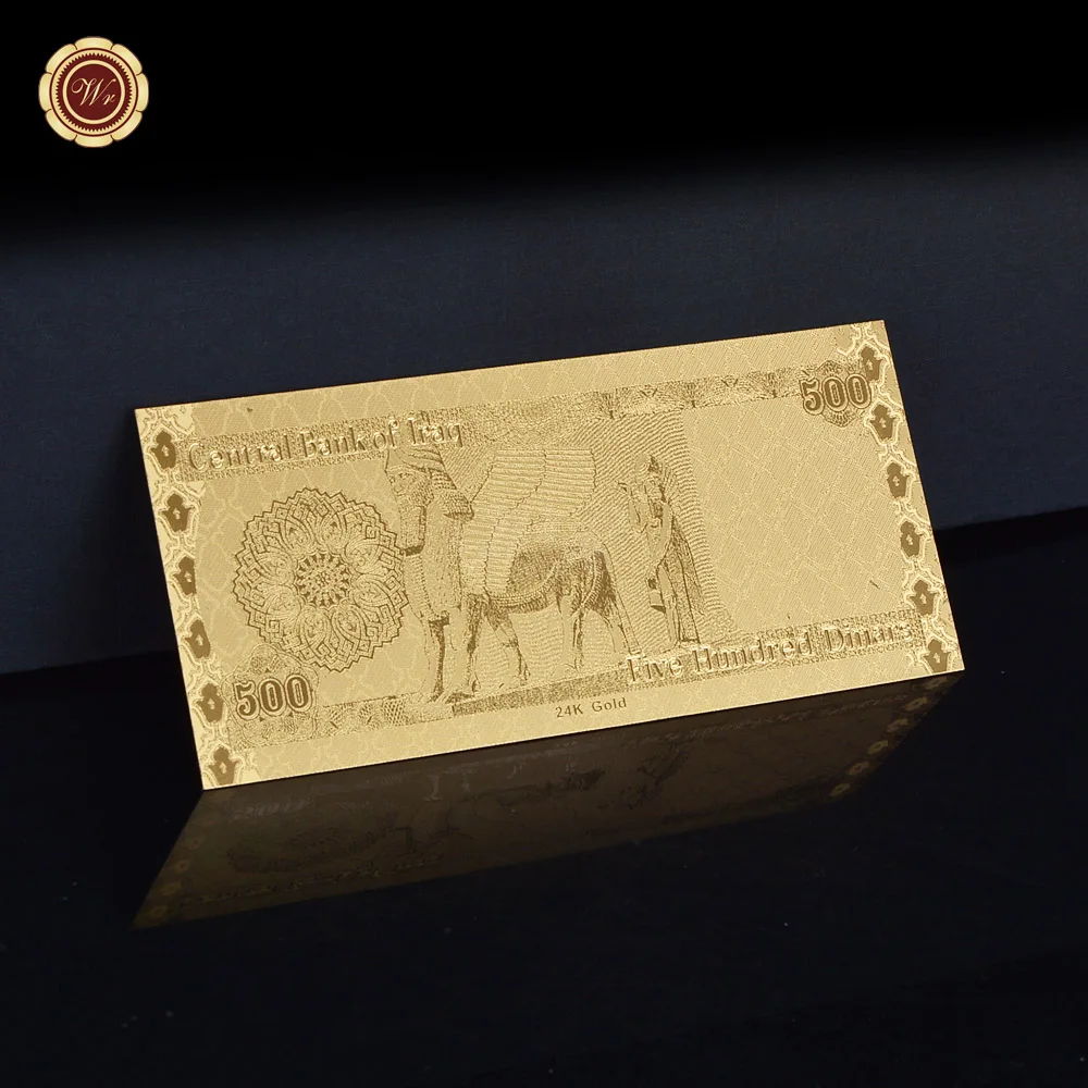 Bnaknote Золотая банкнота 500 динар новая коллекция позолоченная совместима со