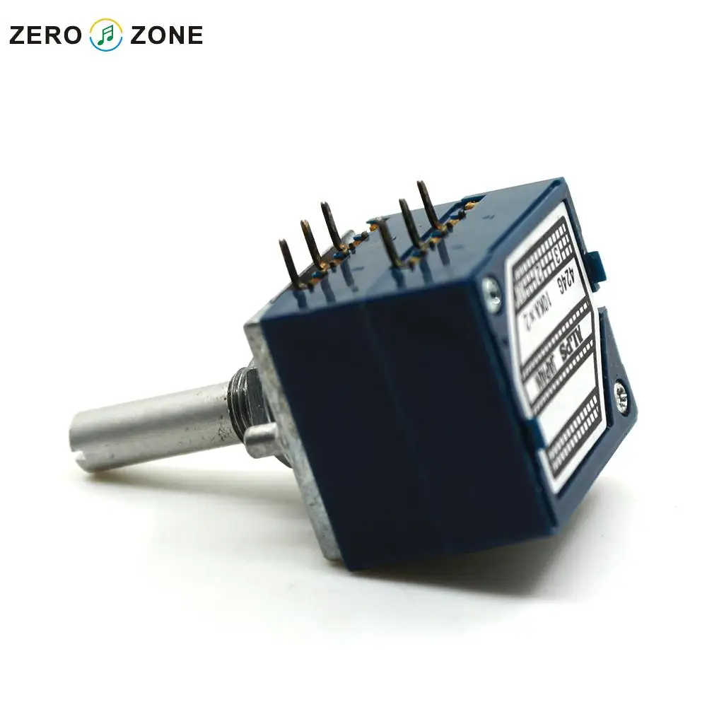 ZEROZONE 1 шт Япония Альпы 27 Тип синий потенциометр громкости 2X10K круглый вал |