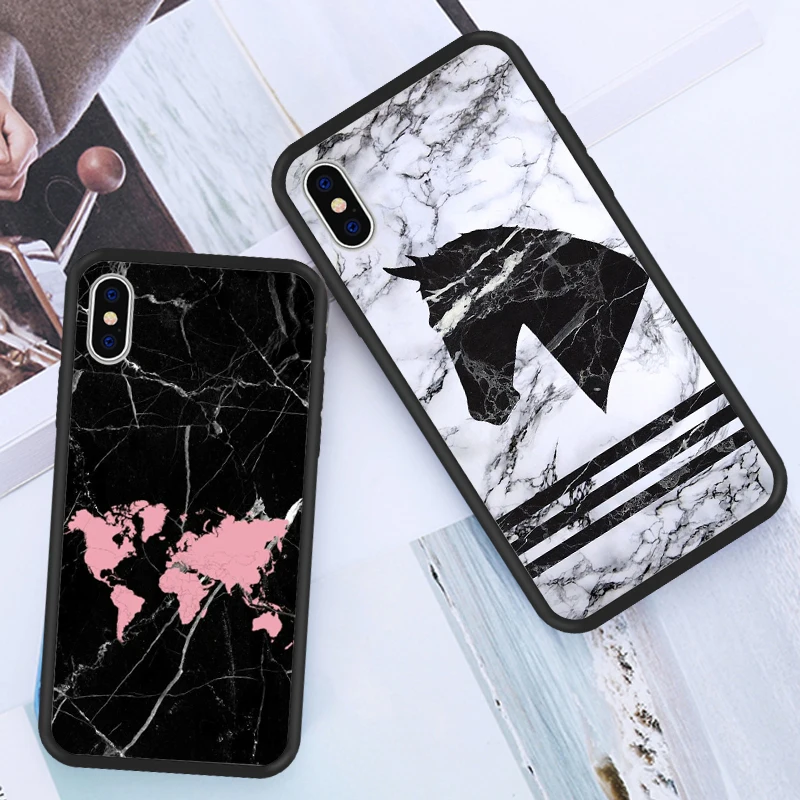 Роскошный чехол с мраморным рисунком напитков для iPhone 11 12 Mini Pro XS MAX XR SE 2020 6 6S 7 8 Plus X