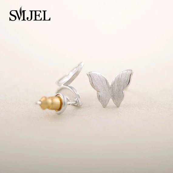SMJEL 10 PCS-S024, модные ювелирные изделия, новинка,, милые серьги-гвоздики бабочки, серьги для женщин, Bijoux Girl, вечерние подарки